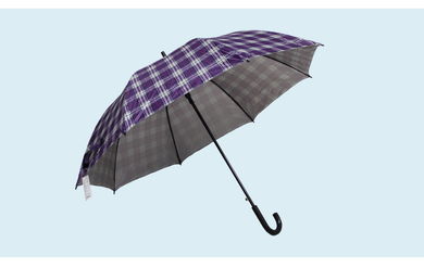 中益30寸双槽骨银格商务伞 直杆超大晴雨伞遮阳伞高尔夫伞
